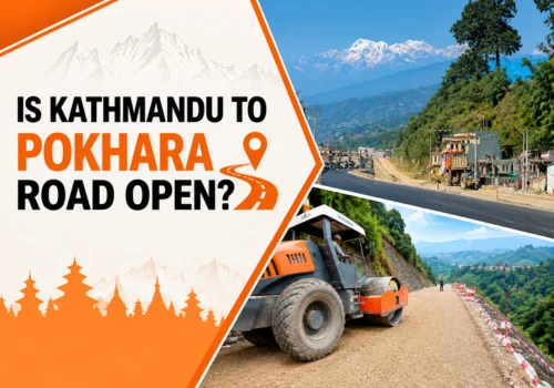 Kathmandu to Pokhara road open near Krishnabhir Dhading