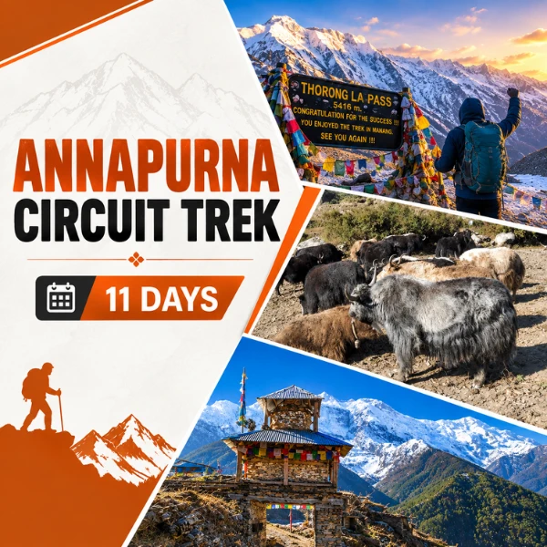 Annapurna Circuit Trek 11 Days Thorong La Pass Nepal