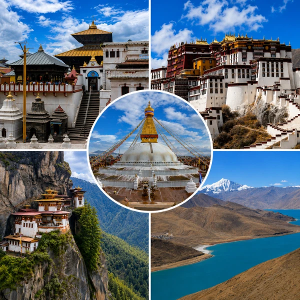 Nepal Bhutan Tibet Tour 19 Days Himalayan journey with cultural sites and mountain views