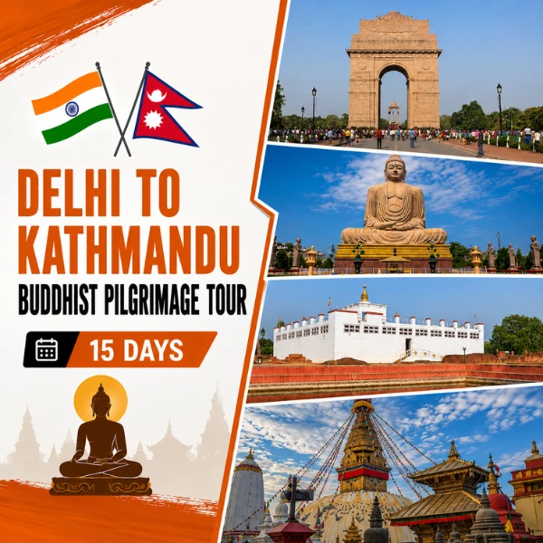 Delhi to Kathmandu Buddhist pilgrimage tour