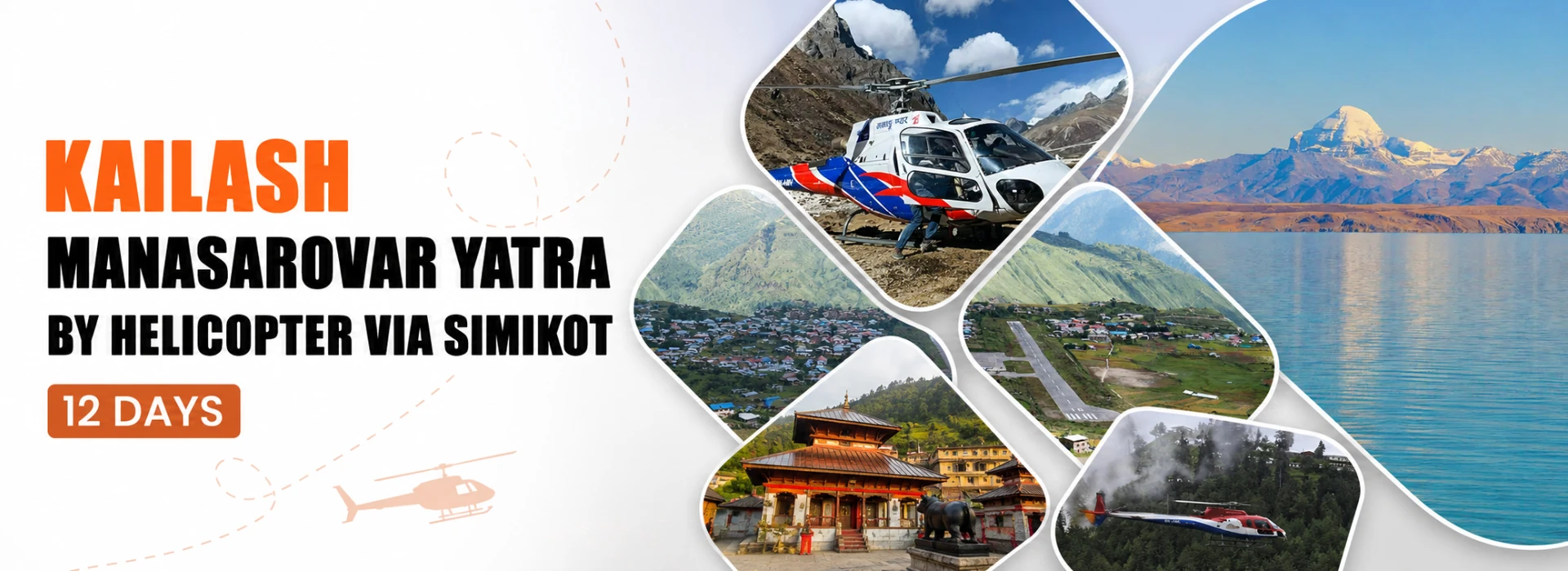 Kailash Manasarovar Yatra by Helicopter via Simikot