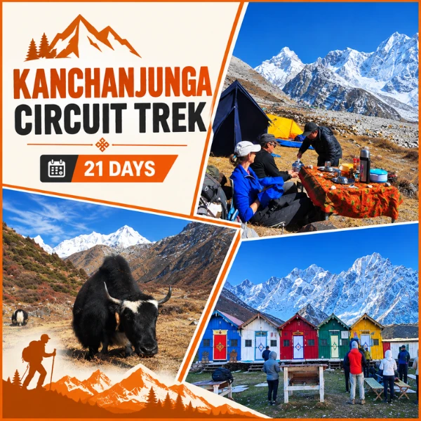 Kanchenjunga Circuit Trek, 21 Days