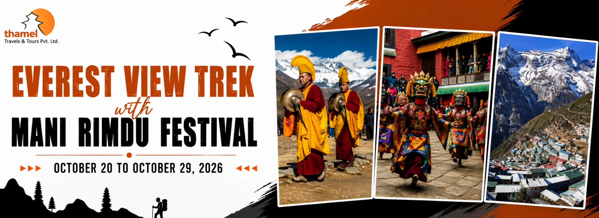 Everest View Trek with Mani Rimdu Festival at Tengboche Nepal