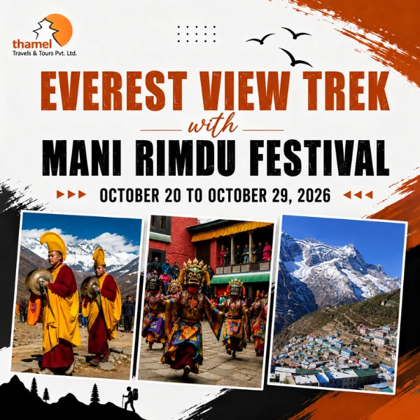 Everest View Trek with Mani Rimdu Festival at Tengboche Nepal