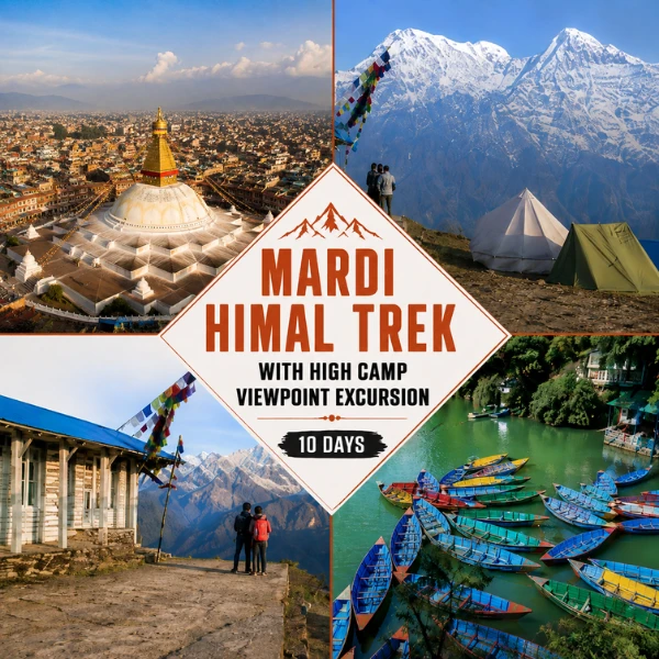 Mardi Himal Trek with High Camp viewpoint excursion