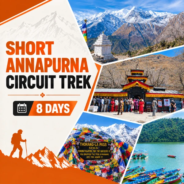 Short Annapurna Circuit Trek through the Annapurna mountain region