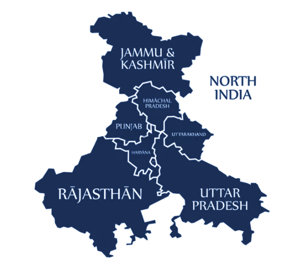 North India Map