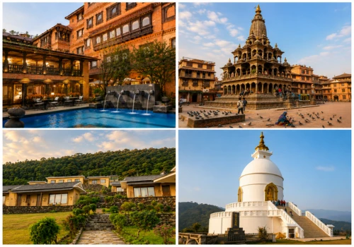 6 Day Luxury Kathmandu and Pokhara Retreat with heritage hotels, mountain resort, and UNESCO attractions