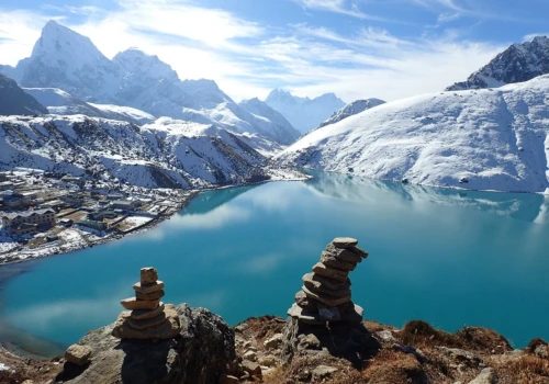 Everest Base Camp with Gokyo Lakes Trek 17 Days featuring Gokyo Lakes, Cho La Pass and Everest views